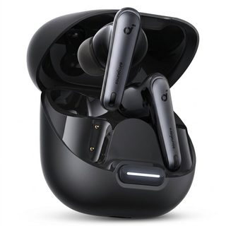 هدفون بلوتوثی انکر مدل Soundcore Liberty 4 NC با نویز کنسلینگ فعال (ANC)، درگاه شارژ USB Type-C، پشتیبانی از فرمان لمسی، مقاوم در برابر پاشش آب
