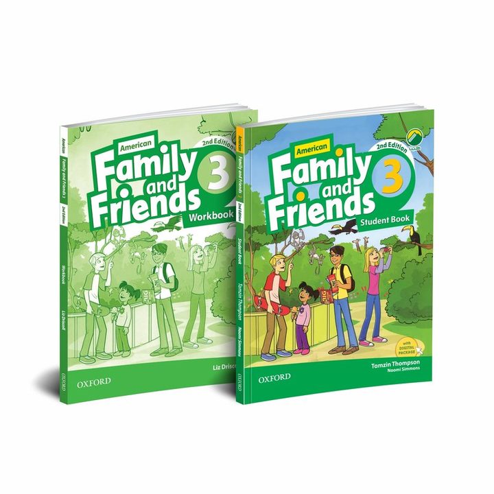 کتاب Family and Friends 3 اثر Naomi Simmons انتشارات هیتا 2 جلدی