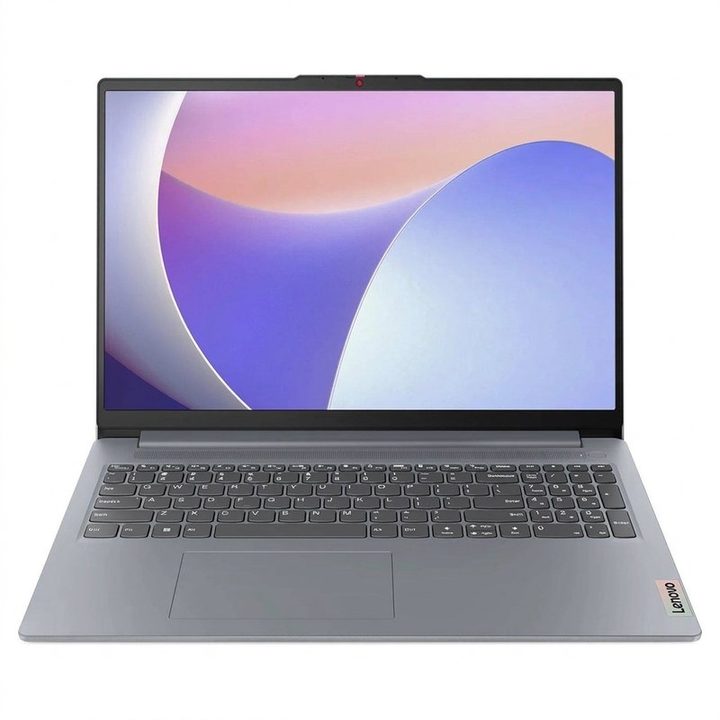لپ‌تاپ 15.6 اینچی لنوو مدل IdeaPad Slim 3 15IRU8 با پردازنده i3 1315U، رم 8 گیگابایت، حافظه SSD با ظرفیت 512 گیگابایت، نمایشگر Full HD مات، وبکم 720p با درپوش لنز و پشتیبانی از Wi-Fi 6
