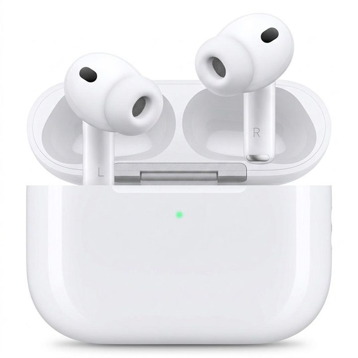 هدفون بلوتوثی اپل مدل AirPods Pro 3 با نویز کنسلینگ فعال، قابلیت پخش صدای محیطی، عمر باتری 10 ساعت، مقاوم در برابر رطوبت و عرق