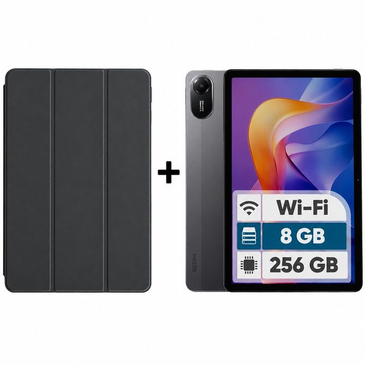 تبلت 11 اینچ شیائومی مدل Redmi Pad 2 Wi-Fi با ظرفیت 256 گیگابایت و رم 8 گیگابایت به همراه کاور